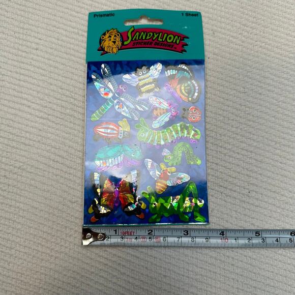 Vintage Sandylion Sticker Prismatic insects - Picture 4 of 4